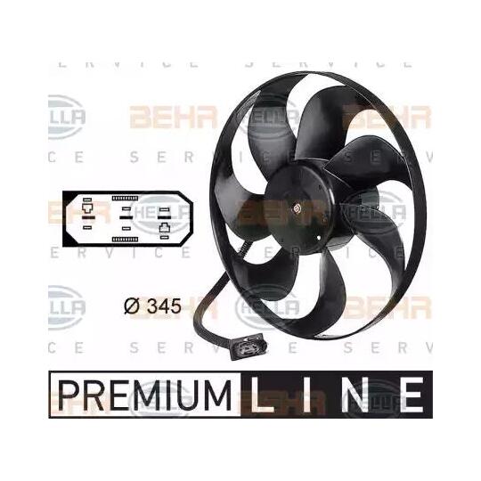 8EW 009 144-531 - Fan, radiator 