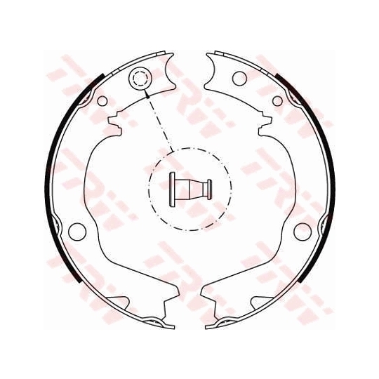 GS8479 - Bromsbackar, sats, parkeringsbroms 