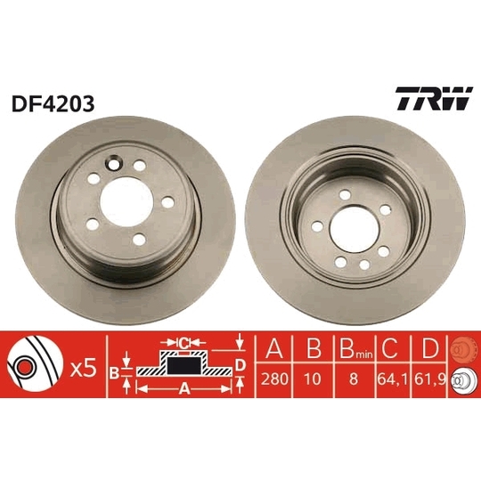 DF4203 - Brake Disc 