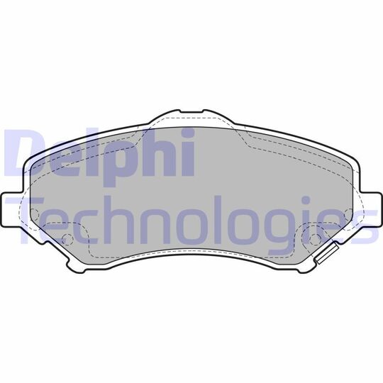 LP2143 - Brake Pad Set, disc brake 