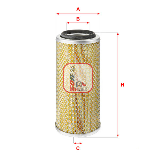 S 0650 A - Air filter 