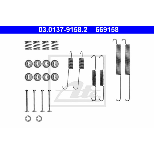 03.0137-9158.2 - Accessory Kit, brake shoes 