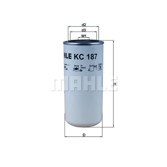 KC 187 - Fuel filter 