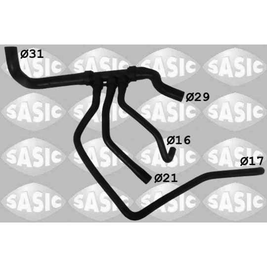 SWH4329 - Radiator Hose 