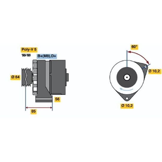 0 986 033 900 - Generator 