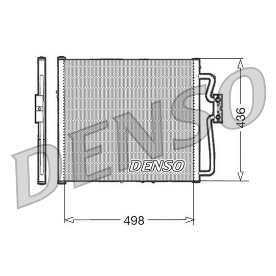 DCN23009 - Condenser, air conditioning 