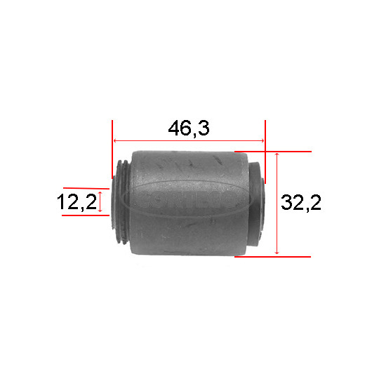 21652451 - Control Arm-/Trailing Arm Bush 