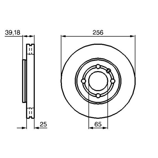 0 986 479 054 - Brake Disc 