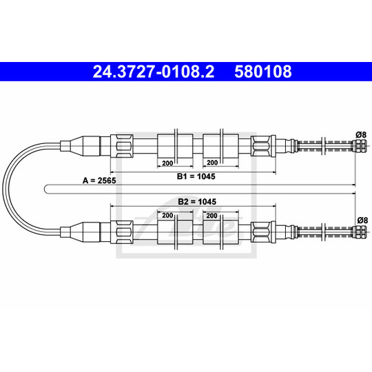 24.3727-0108.2 - Vaijeri, seisontajarru 