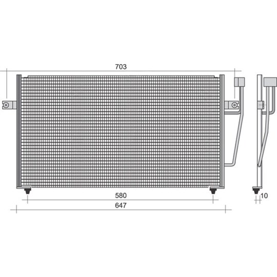 350203266000 - Condenser, air conditioning 