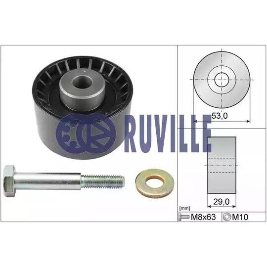 55898 - Deflection/Guide Pulley, timing belt 