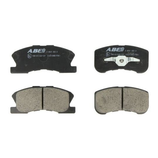 C16013ABE - Brake Pad Set, disc brake 