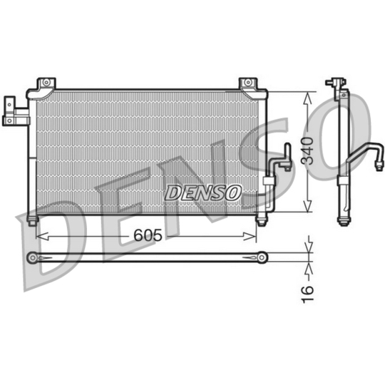 DCN44005 - Condenser, air conditioning 