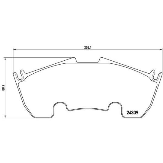 P 50 079 - Brake Pad Set, disc brake 