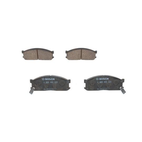 0 986 460 020 - Brake Pad Set, disc brake 