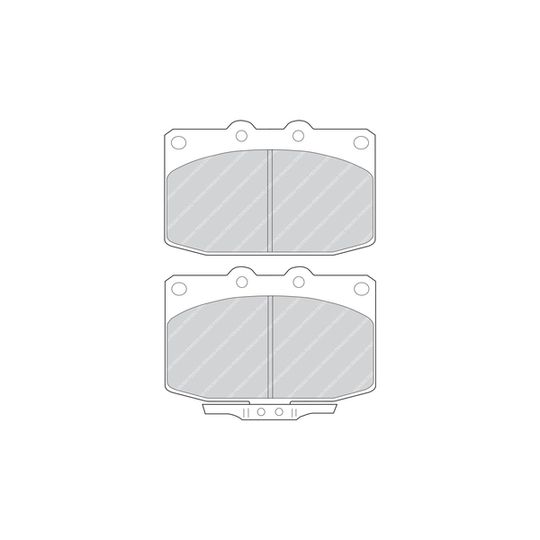 FDB483 - Brake Pad Set, disc brake 