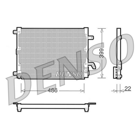 DCN13001 - Condenser, air conditioning 