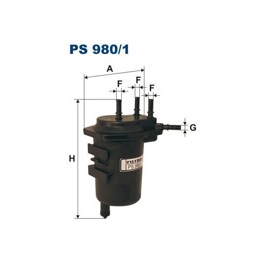 PS 980/1 - Kütusefilter 