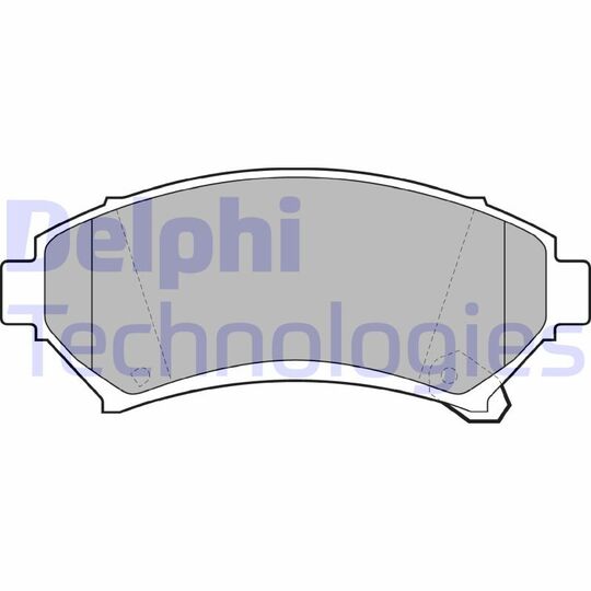 LP1609 - Brake Pad Set, disc brake 