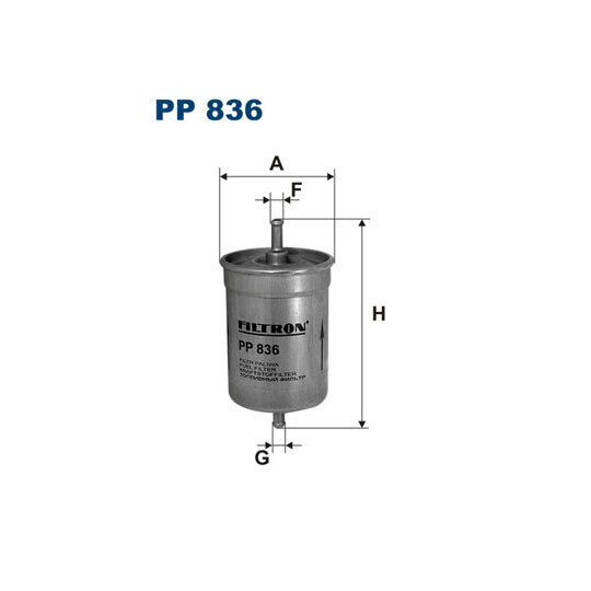 PP 836 - Bränslefilter 