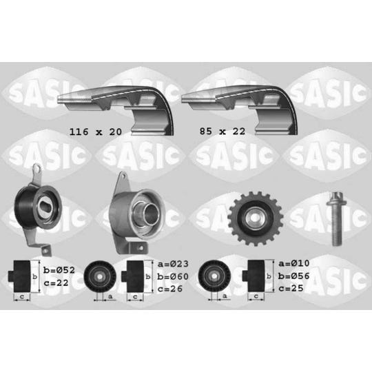 1756010 - Hammasrihma komplekt 