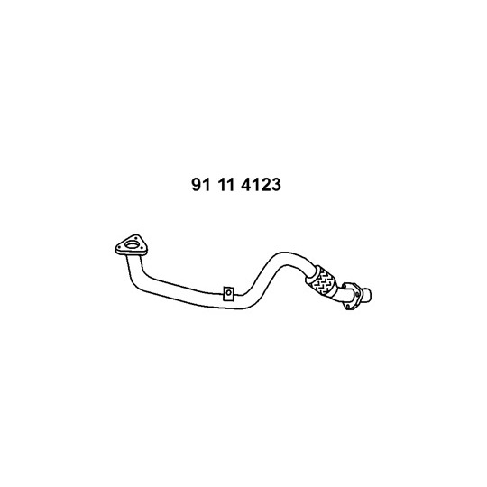 91 11 4123 - Exhaust pipe 