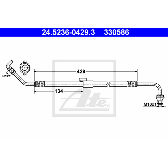 24.5236-0429.3 - Brake Hose 