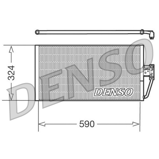 DCN05006 - Condenser, air conditioning 