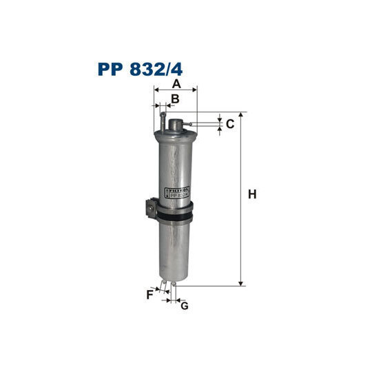 PP 832/4 - Bränslefilter 