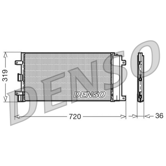 DCN09042 - Lauhdutin, ilmastointilaite 