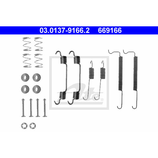 03.0137-9166.2 - Accessory Kit, brake shoes 