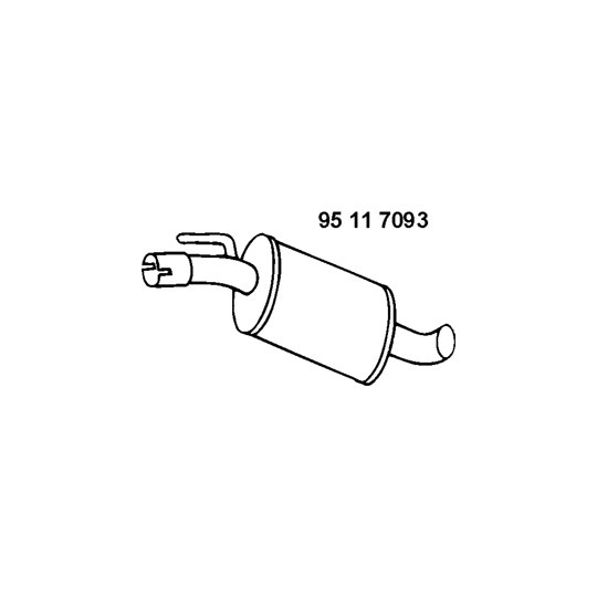 95 11 7093 - Middle Silencer 