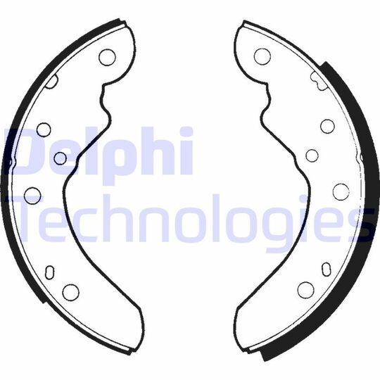 LS1225 - Brake Shoe Set 