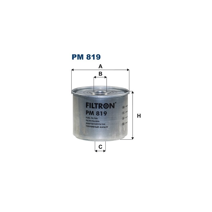 PM 819 - Fuel filter