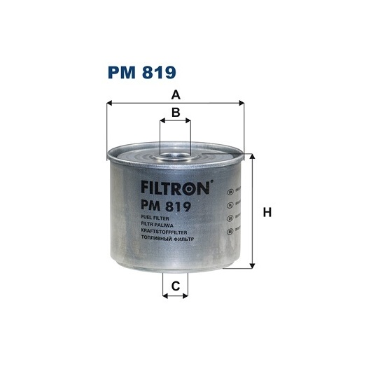PM 819 - Fuel filter 