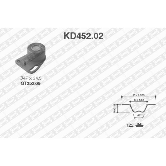 KD452.02 - Timing Belt Set 