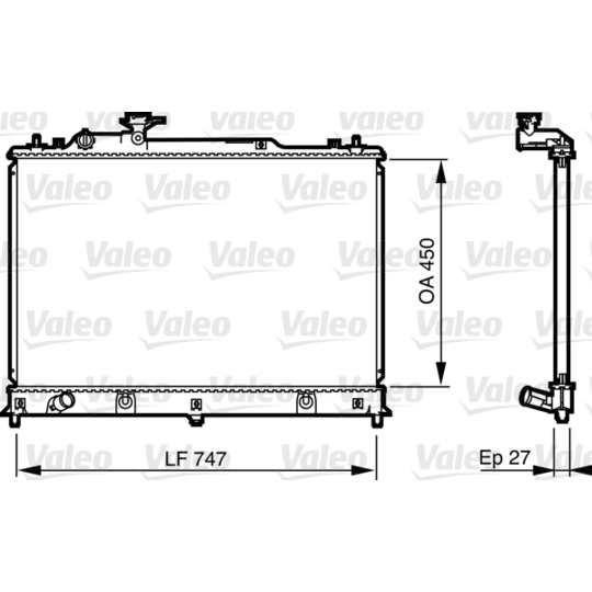 735577 - Radiator, engine cooling 