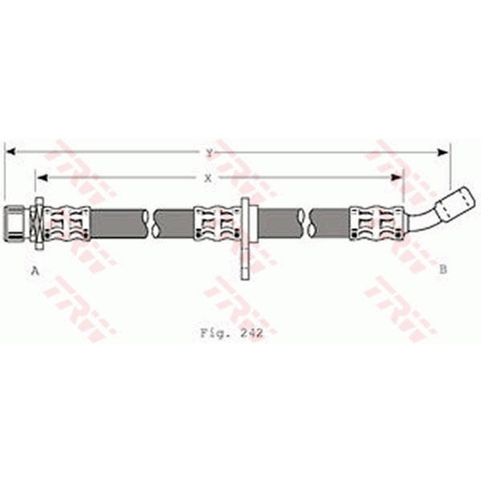 PHD278 - Brake Hose 