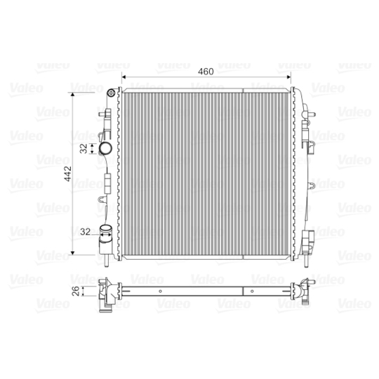 734922 - Radiator, engine cooling 