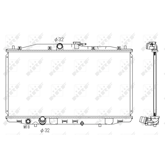 53392 - Radiaator, mootorijahutus 