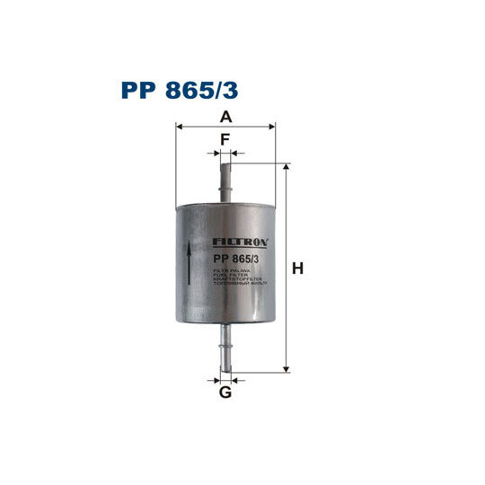 PP 865/3 - Polttoainesuodatin 