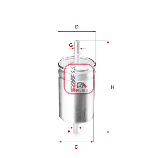 S 1722 B - Fuel filter 