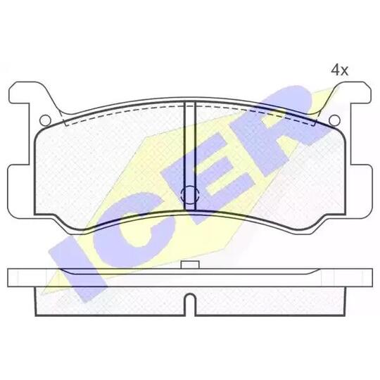 180621 - Brake Pad Set, disc brake 