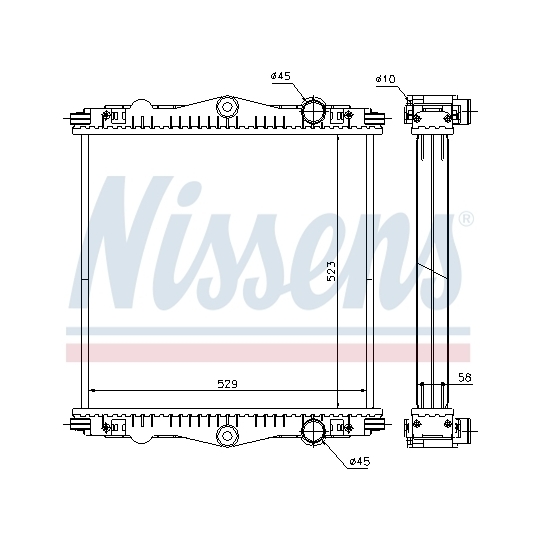 614450 - Radiaator, mootorijahutus 