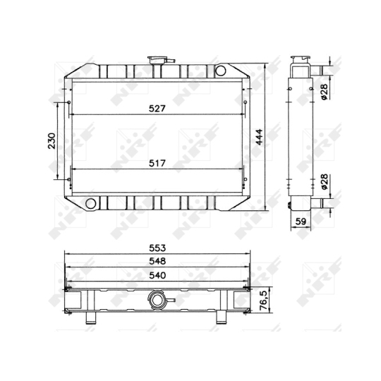 52048 - Radiator, engine cooling 