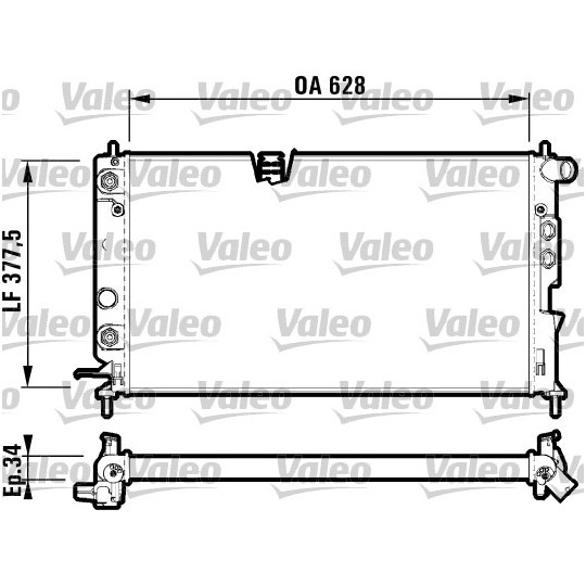 731847 - Radiator, engine cooling 