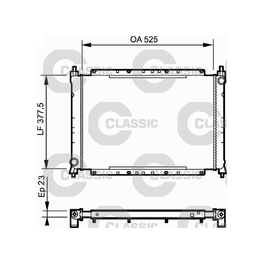 230565 - Radiator, engine cooling 