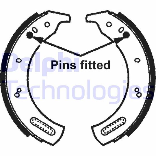 LS1146 - Brake Shoe Set 