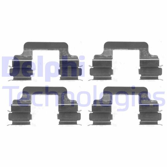 LX0383 - Accessory Kit, disc brake pad 