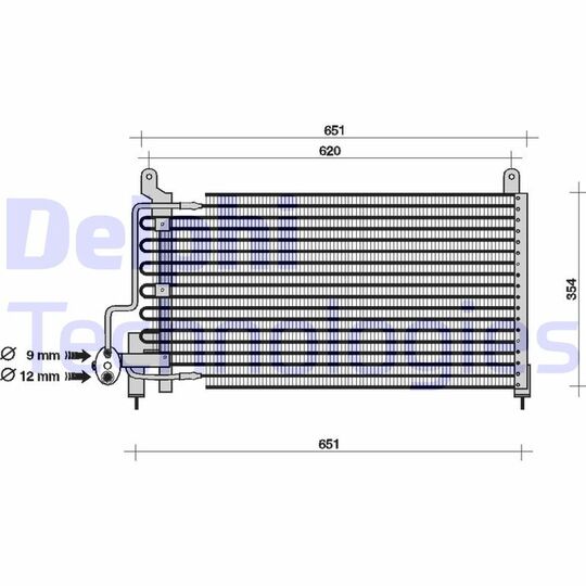 TSP0225049 - Condenser, air conditioning 